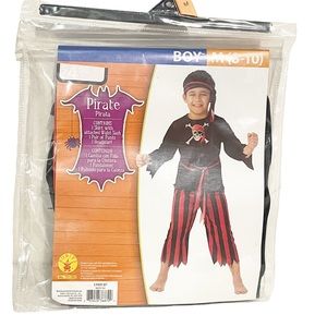 Rubies Halloween Pirate Costume Boy's Medium 8-10 3 Pc. Set Complete New